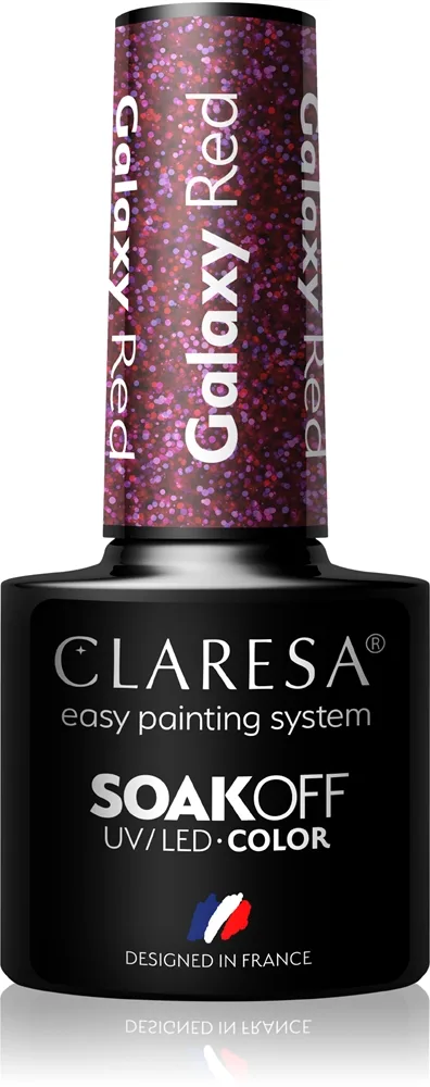 Claresa SoakOff UV/LED Color Galaxy Gel neglelak Skygge Navy Blue 5 g