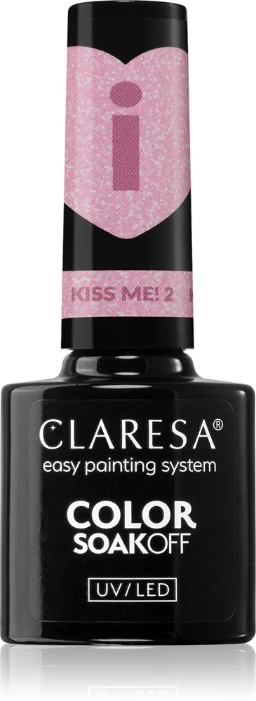 Claresa SoakOff UV/LED Color Kiss Me Gel neglelak Skygge 6 5 g