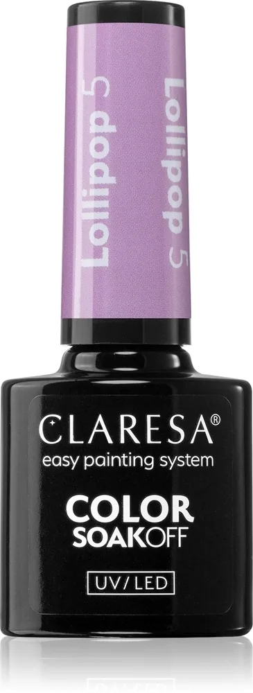 Claresa SoakOff UV/LED Color Lollipop Gel neglelak Skygge 5 g