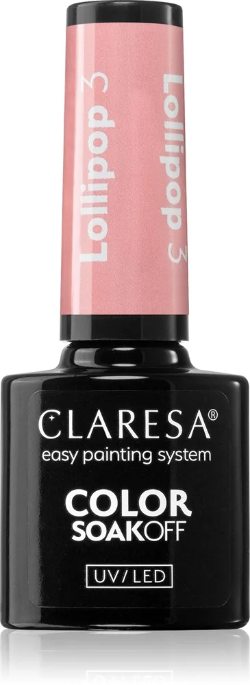 Claresa SoakOff UV/LED Color Lollipop Gel neglelak Skygge 5 g
