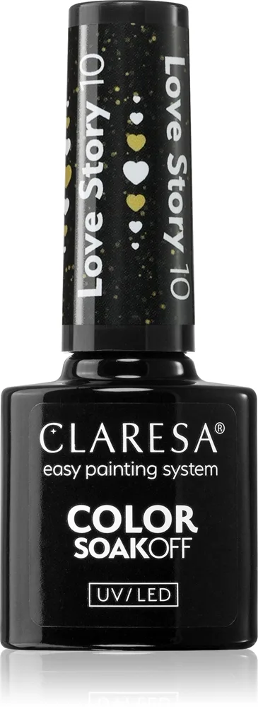 Claresa SoakOff UV/LED Color Love Story geelikynsilakka sävy 10 5 g