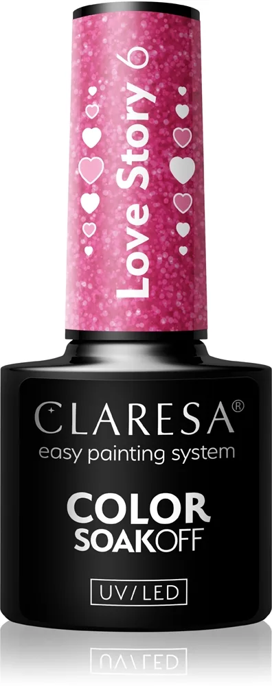 Claresa SoakOff UV/LED Color Love Story geelikynsilakka sävy 6 5 g