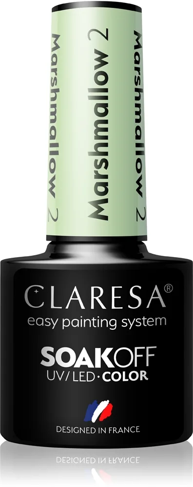 Claresa SoakOff UV/LED Color Marshmallow Gel neglelak Skygge 5 5 g
