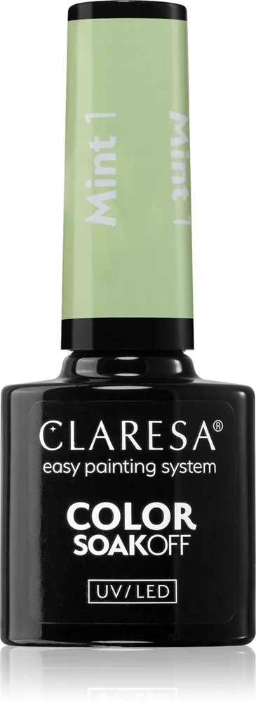 Claresa SoakOff UV/LED Color Mint Gel neglelak Skygge 3 5 g