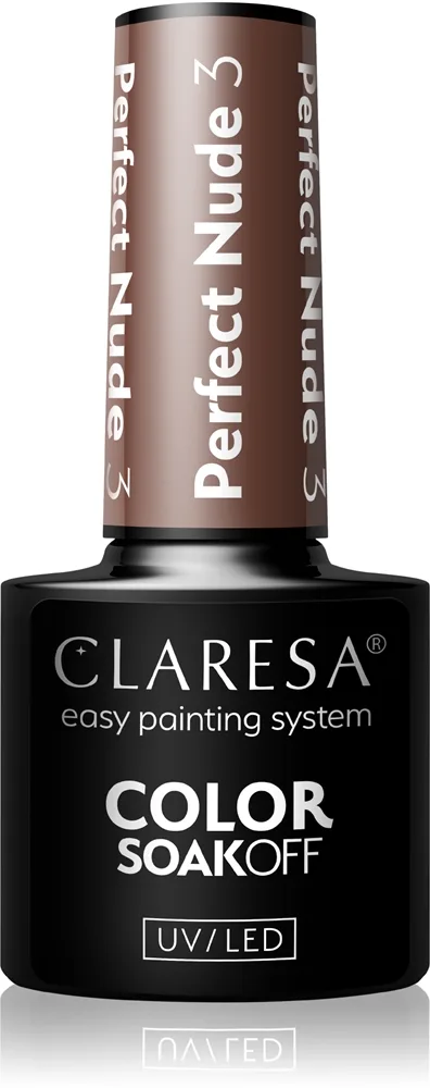Claresa SoakOff UV/LED Color Perfect Nude Gel neglelak Skygge 3 5 g