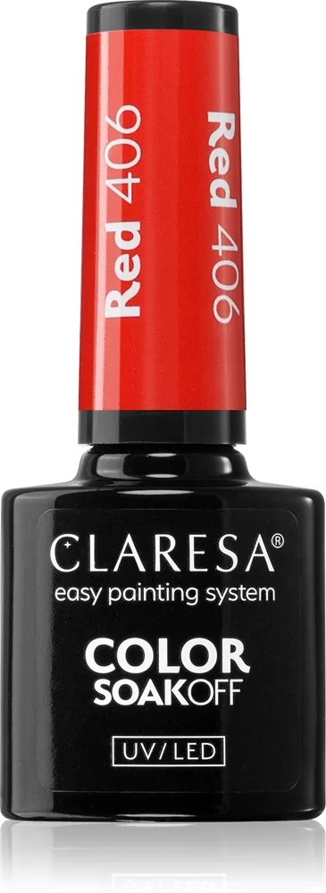 Claresa SoakOff UV/LED Color Rainbow Explosion Gel neglelak Skygge Pink 530 5 g