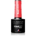 Claresa SoakOff UV/LED Color Rainbow Explosion Gel-nagellack Skugga Red 400 5 g
