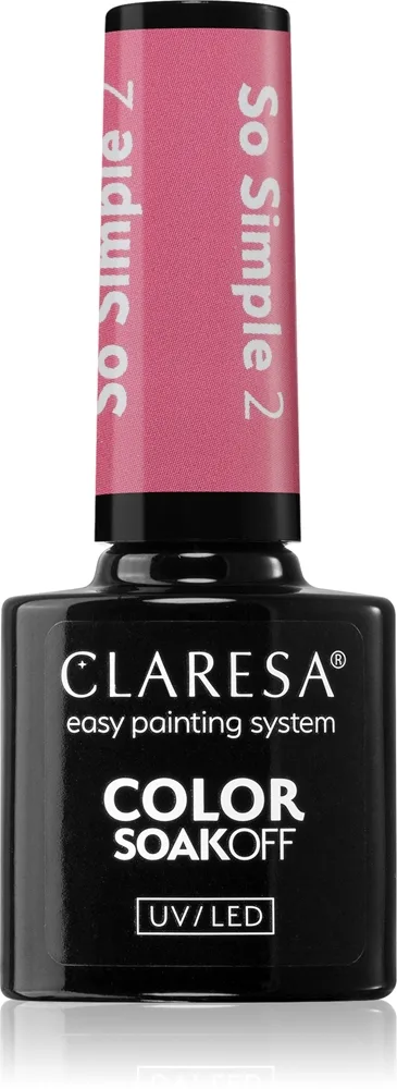 Claresa SoakOff UV/LED Color So Simple geelikynsilakka sävy 2 5 g