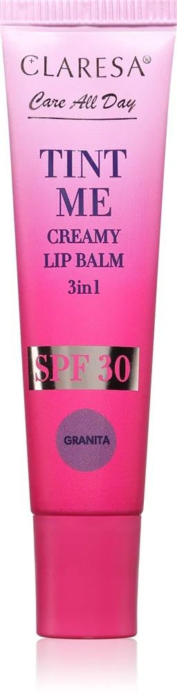 Claresa Tint Me Creamy Lip Balm Læbepomade med fugtgivende virkning Skygge Granita 12 ml