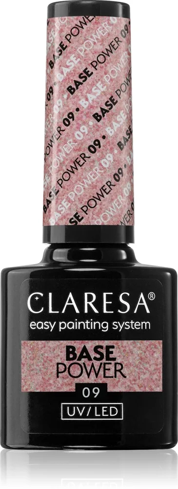 Claresa UV/LED Base Power aluslakka geelikynsille sävy 09 5 g
