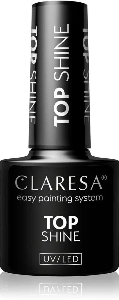 Claresa UV/LED Top Shine geelimäinen päällyslakka kiiltävä 5 g