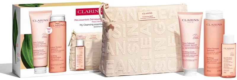 Clarins Cleansing Essentials Sensitive Skin lahjasetti kaikille ihotyypeille