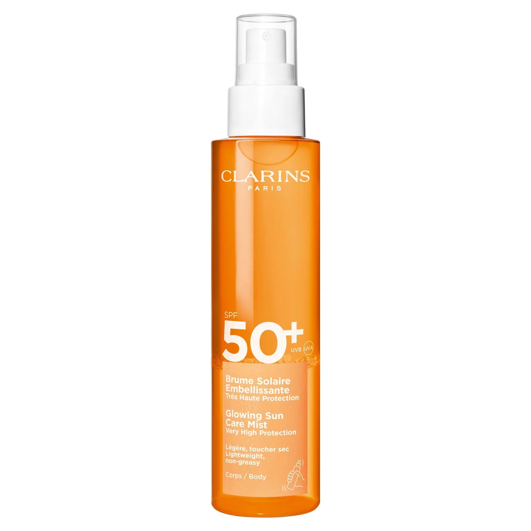 Clarins Sun Body Mist SPF50+ Sol-mist i spray för kropp SPF 50+ 150 ml