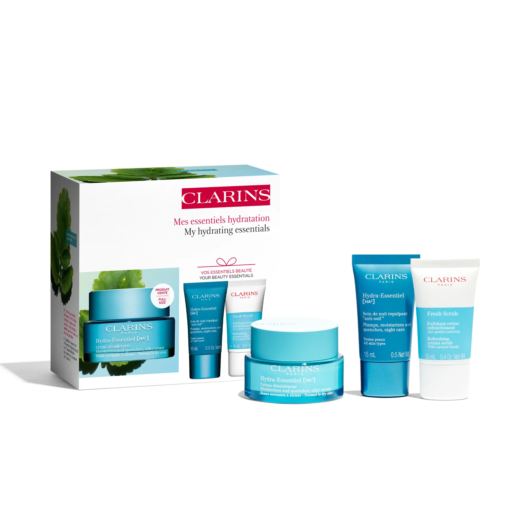 Hydra-Essentiel Day Cream Gift Set 50 ml + 15 ml + 15 ml
