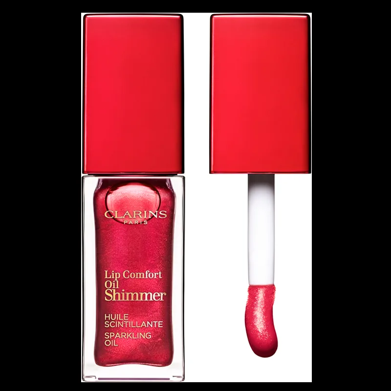 Clarins Lip Comfort Oil Shimmer 08 Burgundy Wine