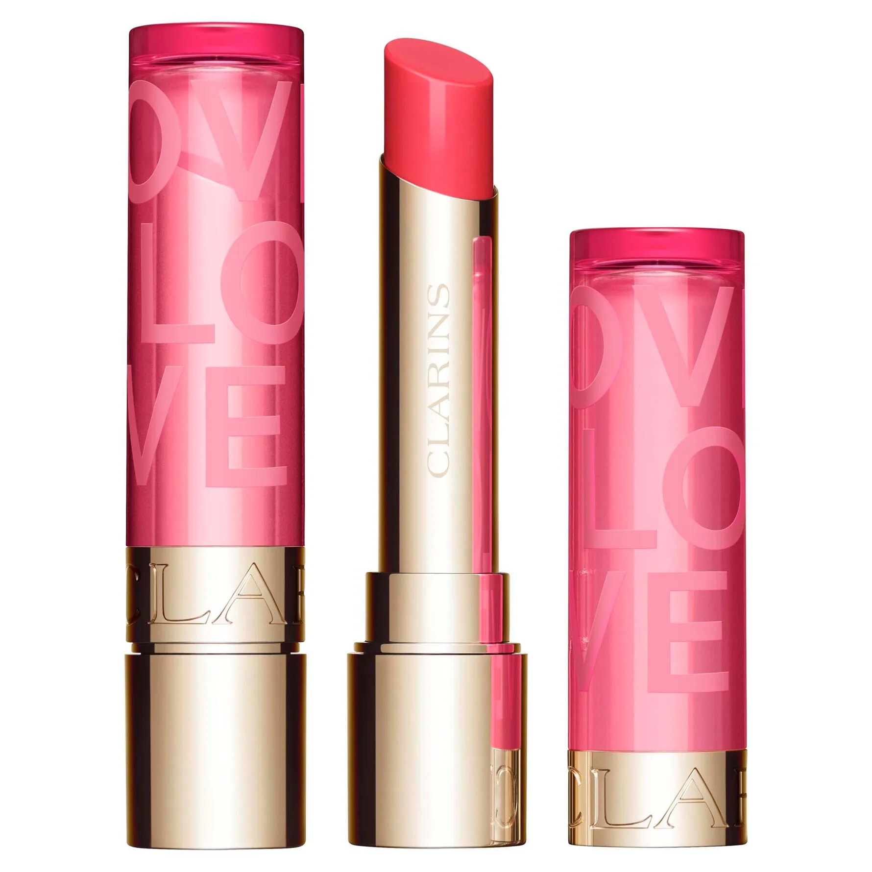 Clarins Lip Oil Balm Limited Edition Tonad läppbalsam Skugga 08 rosy kiss 2.9 g