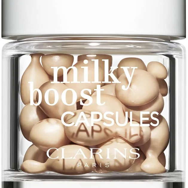 Clarins Milky Boost Capsules kirkastava meikkivoide kapselit sävy 01 30x0.2 ml