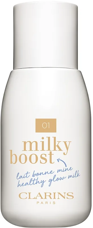 Clarins Milky Boost sävyttävä maito ihon sävyn tasoittamiseen sävy 01 Milky Cream 50 ml