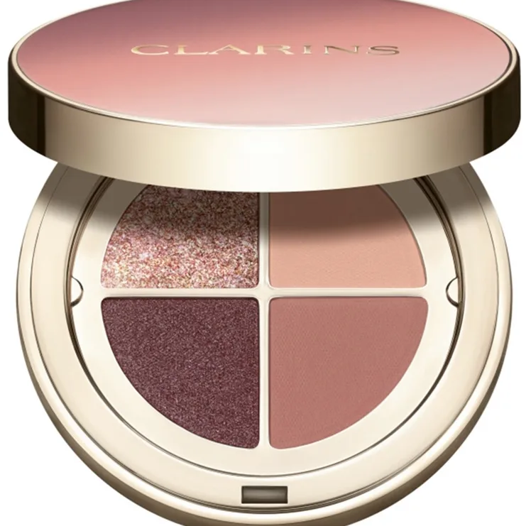 Clarins Ombre 4 Colour Eye Palette Palett för ögonskugga med långvarig effekt Skugga 01 - Fairy Tale Nude Gradation 4.2 g