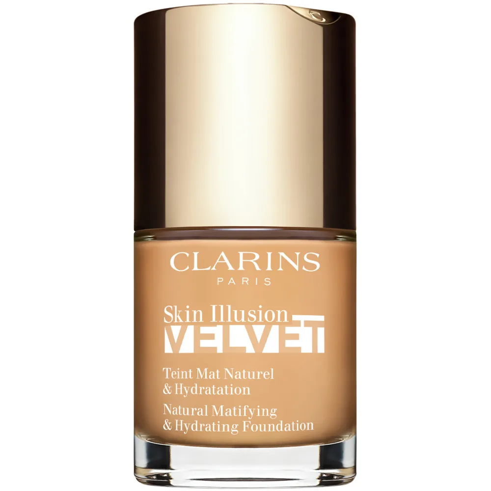 Clarins Skin Illusion Velvet Matt flytande foundation med vårdande effekt Skugga 112.3N 30 ml