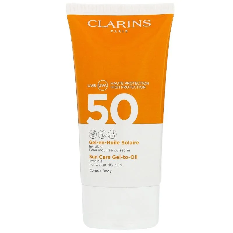 Clarins Sun Body Care Gel-To-Oil SPF 50 (150 ml)