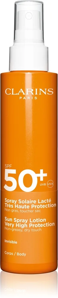 Clarins Sun Care Spray Lotion aurinkosuojasuihke vartalolle ja kasvoille SPF 50+ 150 ml