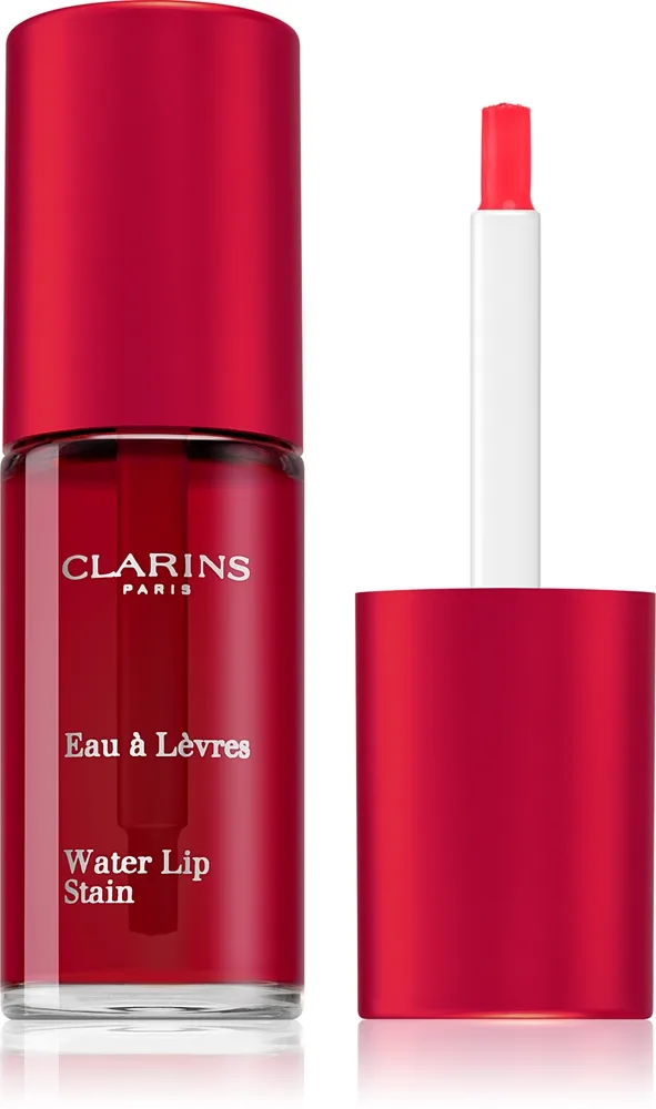 Clarins Water Lip Stain Mat læbecreme med fugtgivende virkning Skygge 01 Rose Water 7 ml