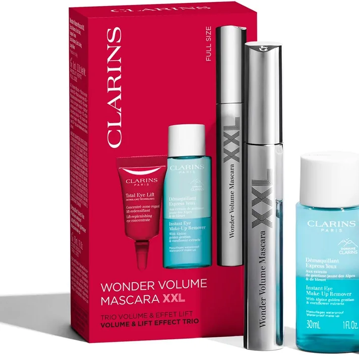 Clarins Wonder Volume Mascara XXL Trio Presentförpackning