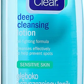 Clean & Clear Deep Cleansing Djupt rengörande ansiktstoner för känslig hud 200 ml