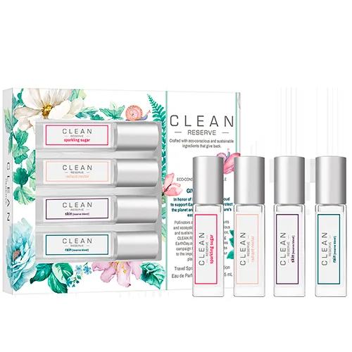 Clean Gift Set Reserve Spring Layering Collection EDP (4x5 ml)