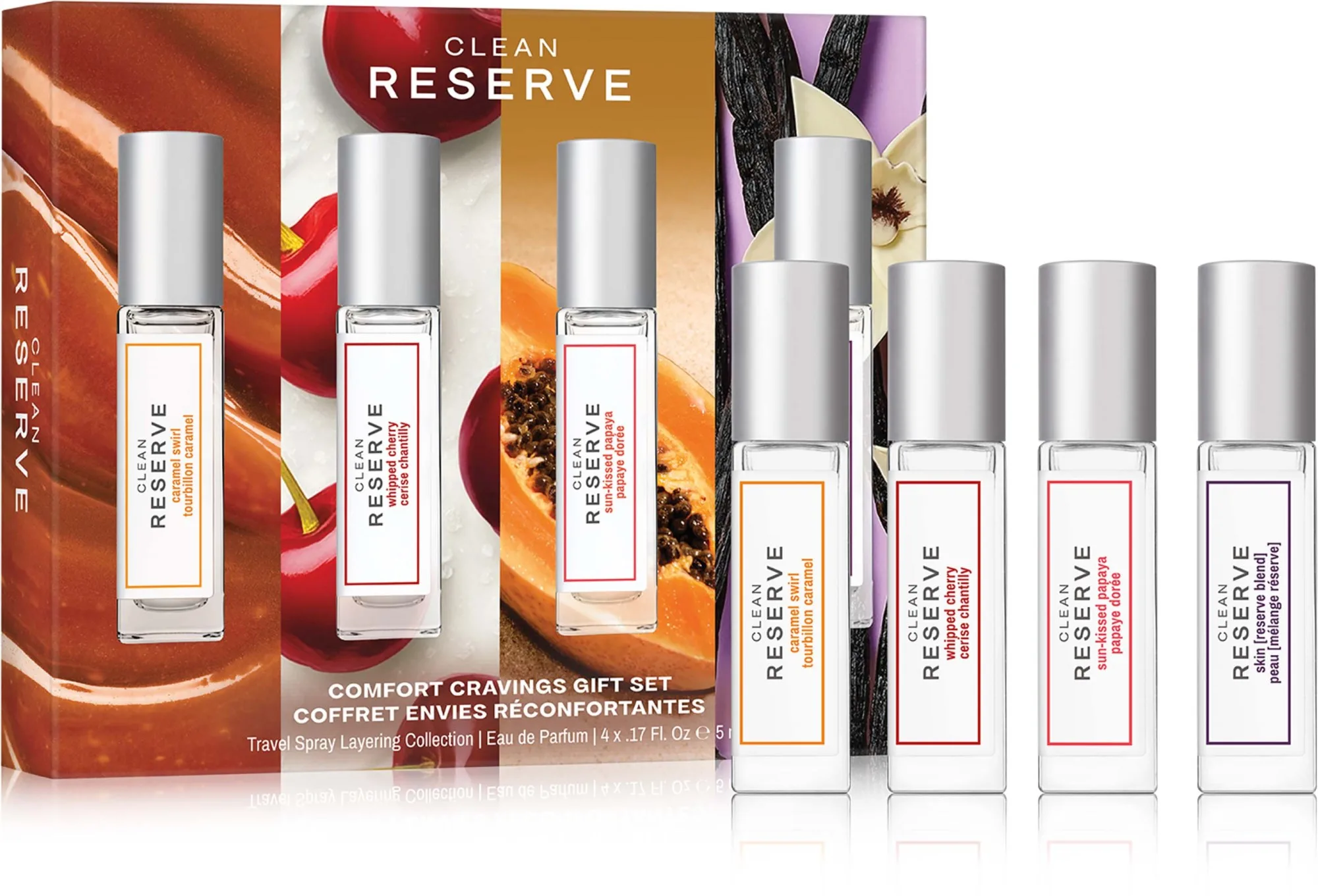 CLEAN Gift Set Reserve Travel Spray Layering EdP 4 x 5 ml 0 kpl
