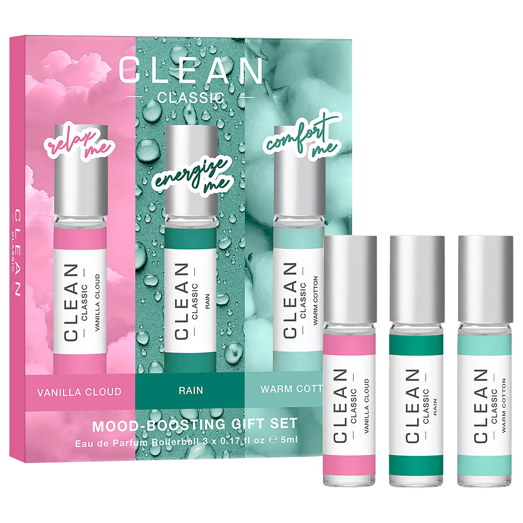 Clean Perfume XMAS Classic Layering EDP Gift Set 3 x 5 ml (Limited Edition)