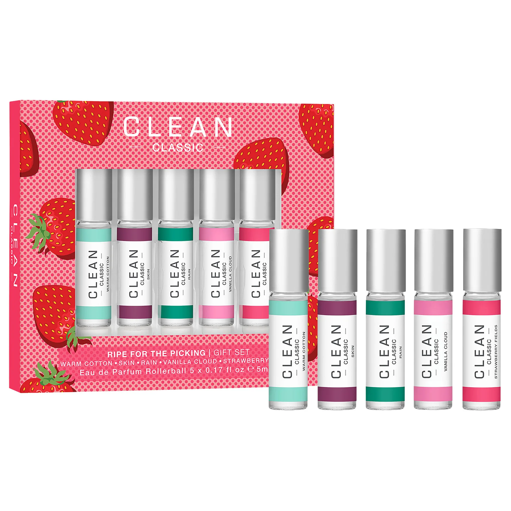 Clean Perfume XMAS Classic Layering EDP Gift Set 5 x 5 ml (Limited Edition)