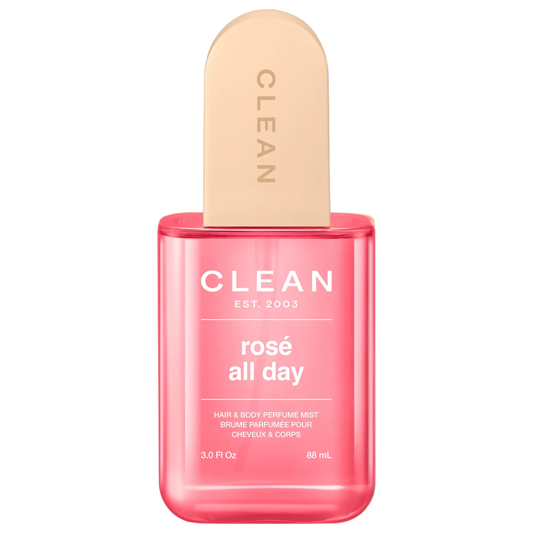 Rosé all day hair & body perfume mist -hius- ja vartalosuihke