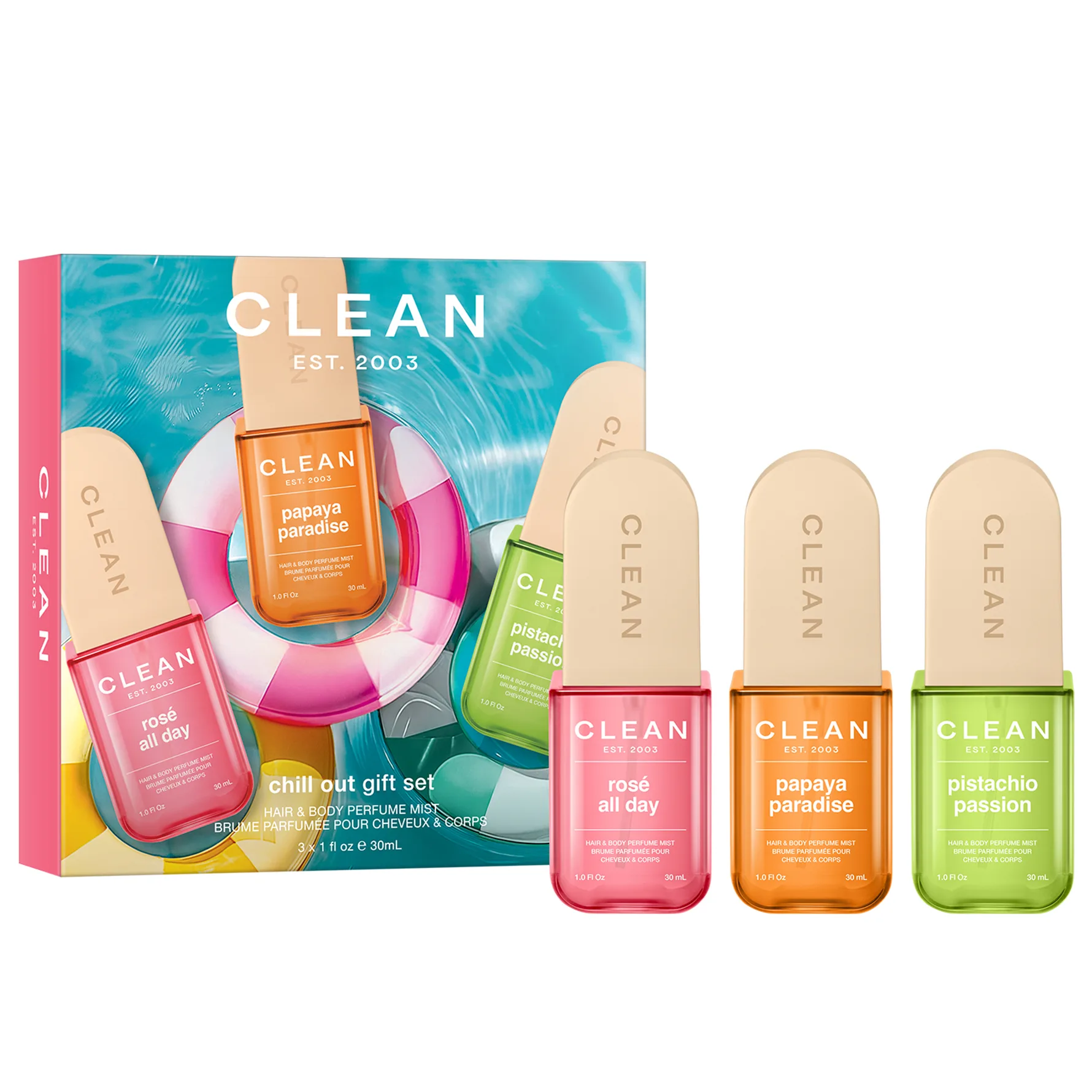 Body Mist Gift Set, 3x30ml