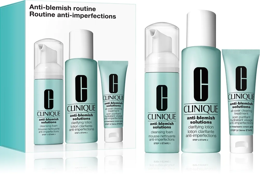 Clinique Anti-Blemish Solutions™ Routine Gavesæt til problematisk hud, akne