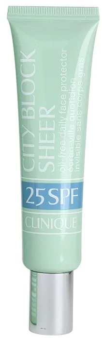 Clinique City Block™ Sheer Oil-Free Daily Face Protector SPF 25 Beskyttende ansigtscreme SPF 25 40 ml