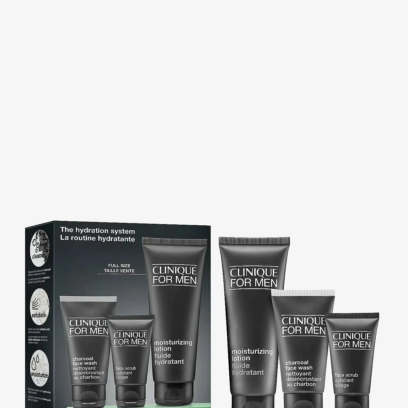 Clinique Clinique For Men The Hydration System Set (100 + 50 + 30 ml)