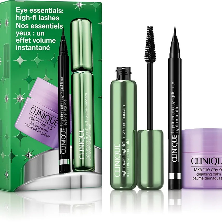 Clinique Holiday Eye Essentials: Hi-Fi Lashes julklappsset för ögonen