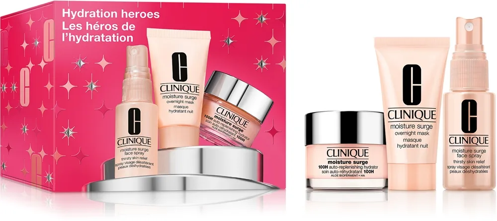 Clinique Holiday Hydration Heroes Presentförpackning för lyster och återfuktning