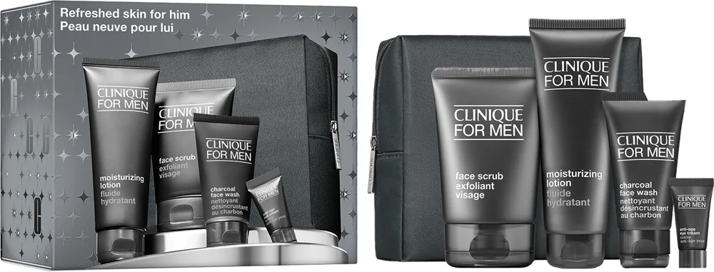 Clinique Holiday Refreshed Skin For Him julklappsset för män