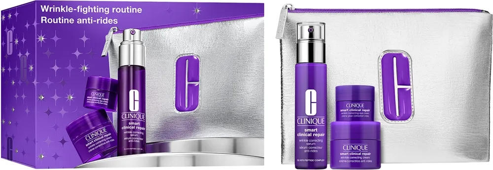 Clinique Holiday Wrinkle Fighting Routine julklappsset med effekt mot rynkor