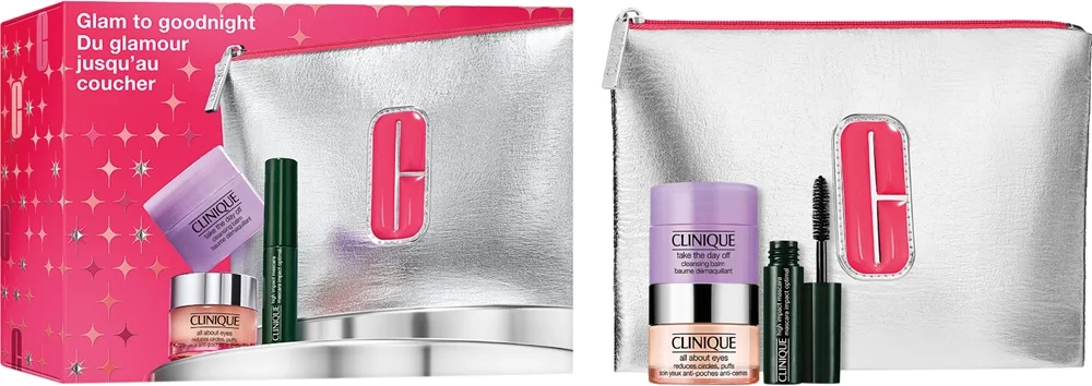 Clinique Mini Kit Glam To Goodnight Gavesæt til kvinder