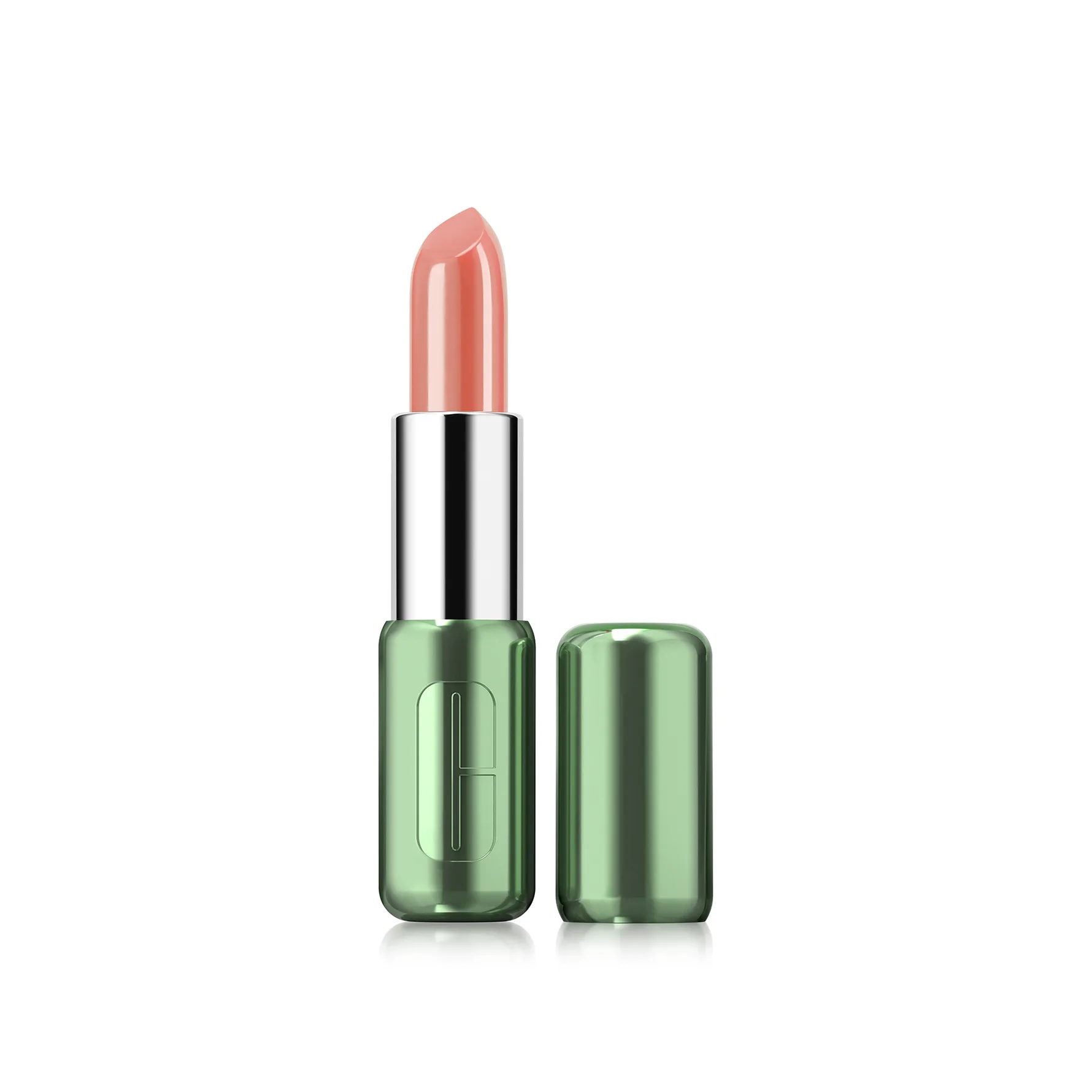 Clinique Pop™ Longwear Lipstick Shine Shiny Lipstick Skugga 01 Nude Pop 3.9 g