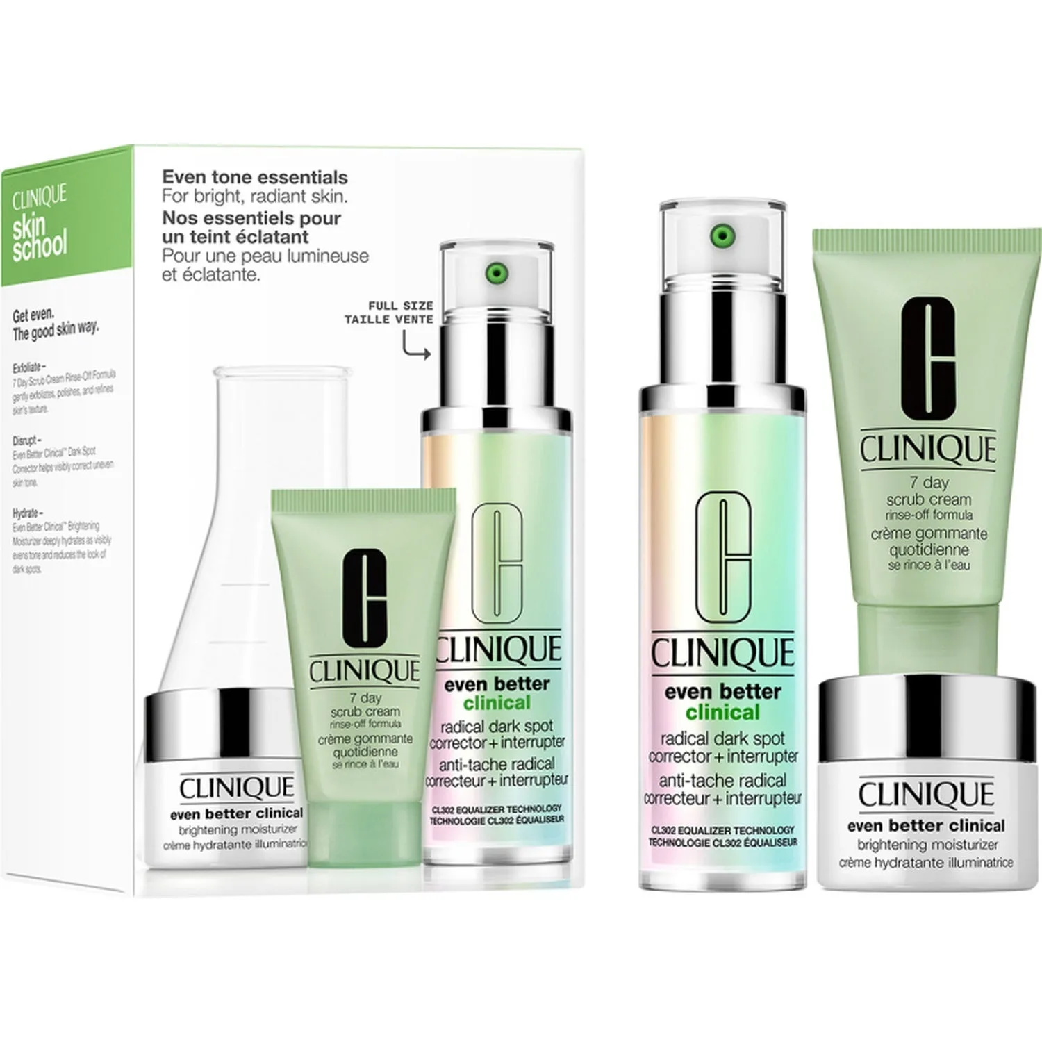 Clinique Uneven Skin Tone Set 50 + 30 + 15 ml
