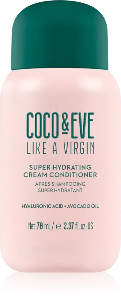 Coco & Eve Like A Virgin Super Hydrating Cream Conditioner Fugtgivende balsam for skinnende og blødt hår 70 ml