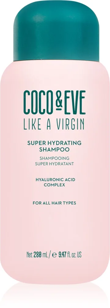 Coco & Eve Like A Virgin Super Hydrating Shampoo Fugtgivende shampoo for skinnende og blødt hår 280 ml