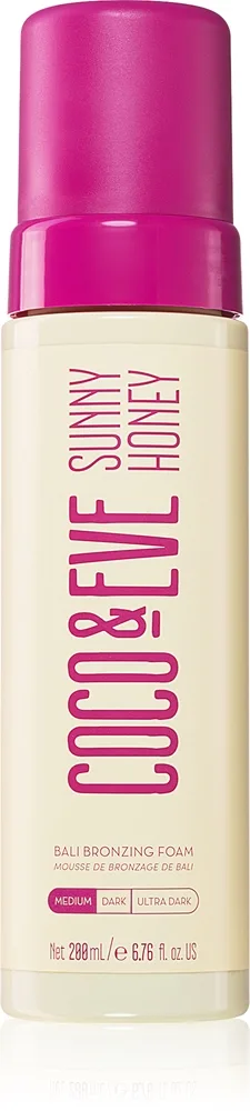Coco & Eve Sunny Honey Bali Bronzing Foam itseruskettava vaahto Medium 200 ml