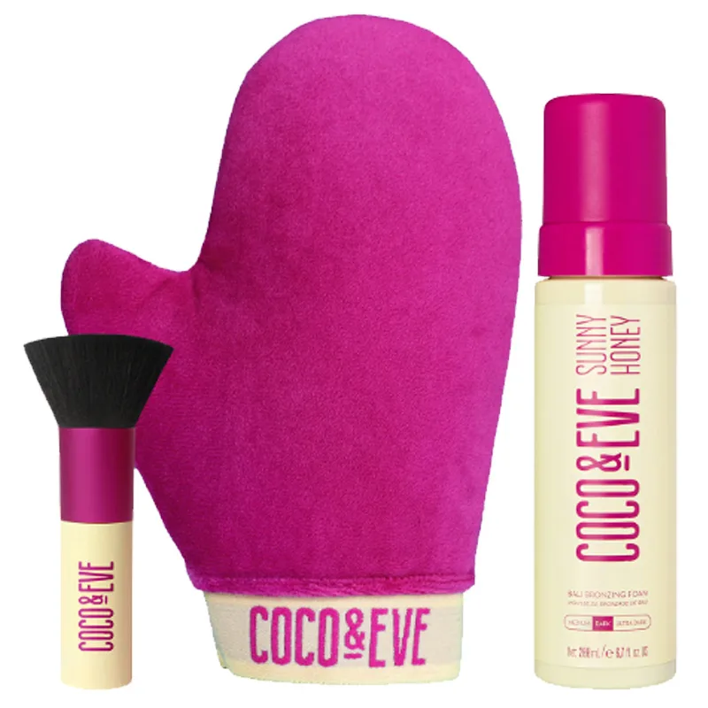Coco & Eve Sunny Honey Bronzing Kit Dark 200 ml