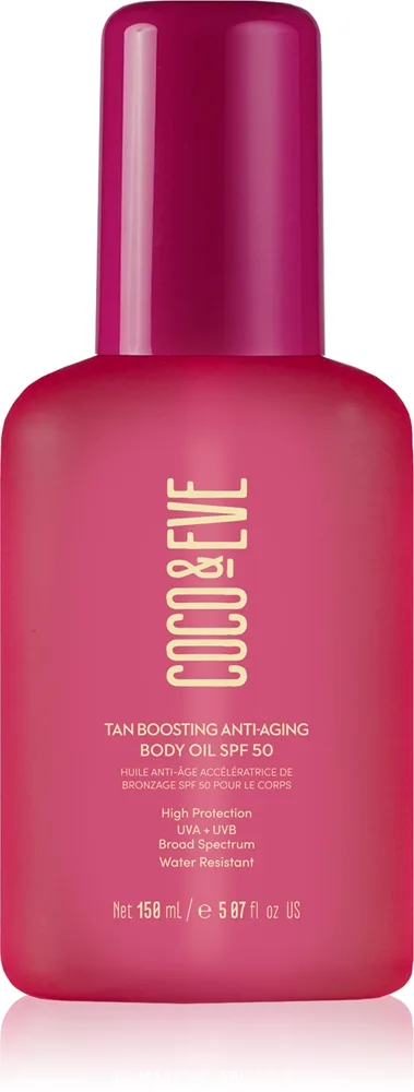 Coco & Eve Tan Boosting Anti-aging Body Oil SPF50 Kroppsolja